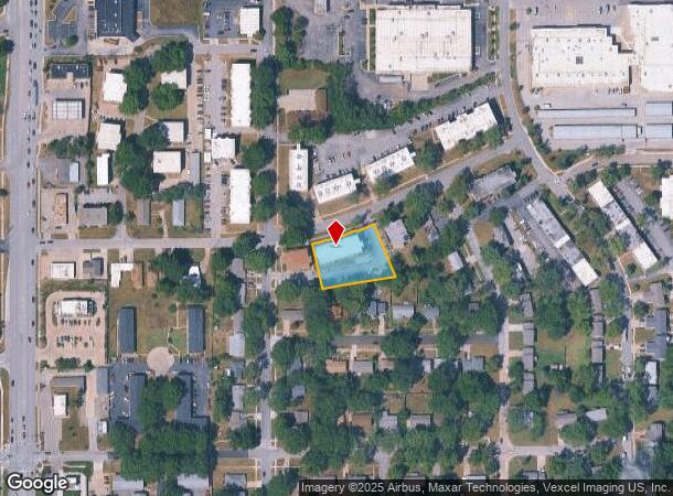 1733 W 24Th St, Lawrence, KS Parcel Map