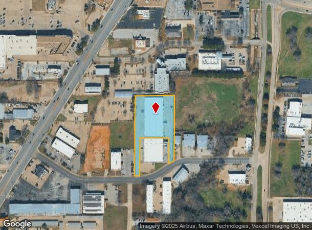  801 Secretary Dr, Arlington, TX Parcel Map