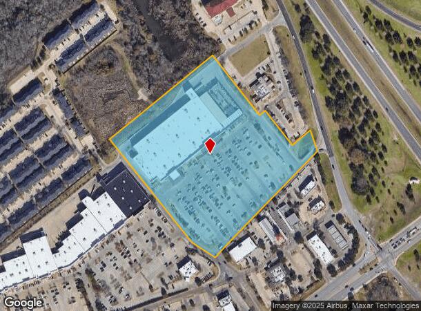  1615 University Dr E, College Station, TX Parcel Map