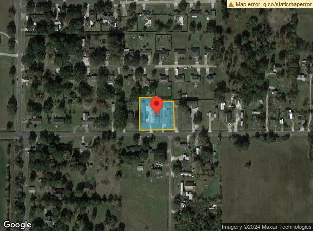  536 Franzen St, Winnie, TX Parcel Map