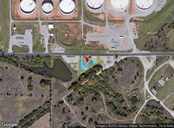  1005 E Deep Rock Rd, Cushing, OK Parcel Map