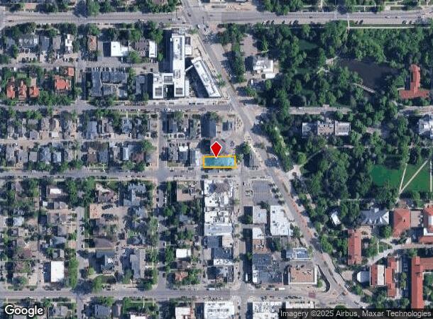  1203 13Th St, Boulder, CO Parcel Map