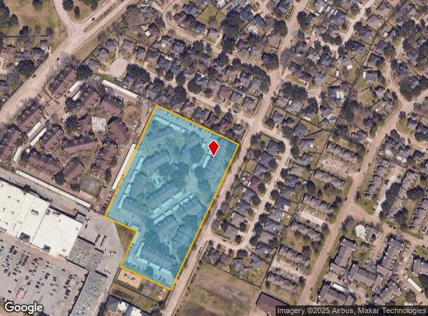 2502 Alexander Ln, Pearland, TX Parcel Map