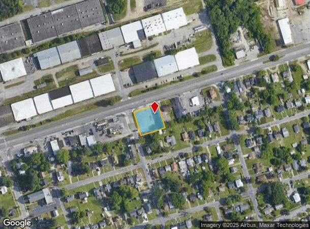  1740 W Washington St, Petersburg, VA Parcel Map
