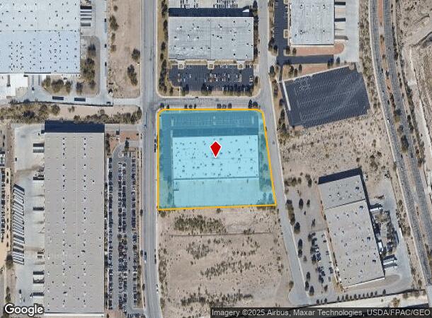  7730 Market Center Ave, El Paso, TX Parcel Map