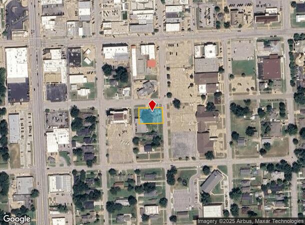  210 S Park St, Sapulpa, OK Parcel Map