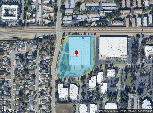 100 S Cambridge Ave, Claremont, CA Parcel Map