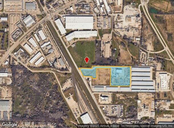 751 S Railroad St, Lewisville, TX Parcel Map