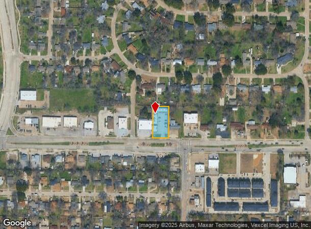 1905 E Abram St, Arlington, TX Parcel Map