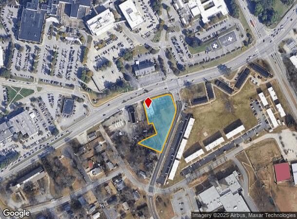  1040 Jesse Jewell Pkwy Se, Gainesville, GA Parcel Map