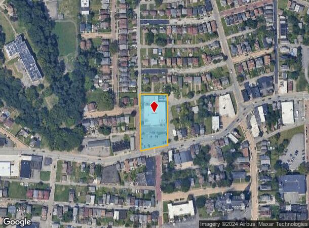  1100 Chartiers Ave, Mc Kees Rocks, PA Parcel Map