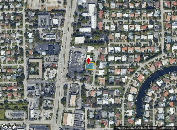 2961 Ne 19Th Ter, Lighthouse Point, FL Parcel Map