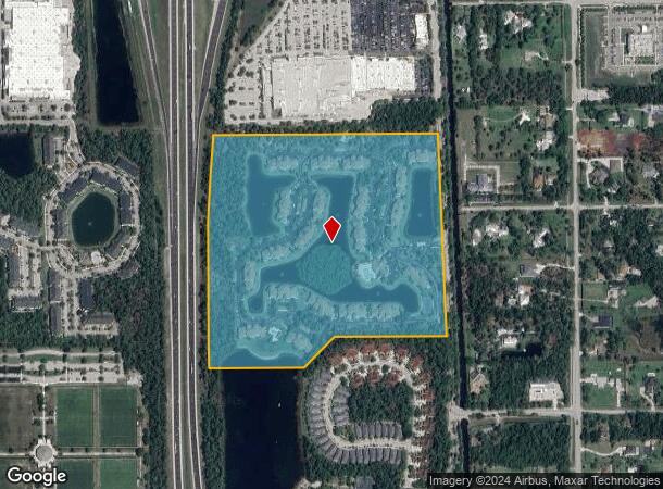  2115 Malibu Lake Cir, Naples, FL Parcel Map