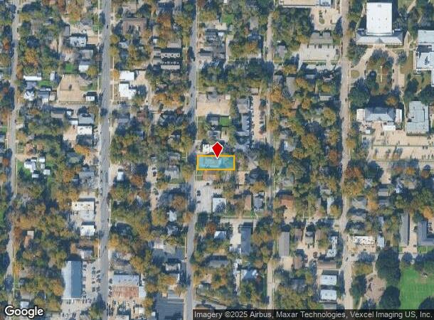 920 N Locust St, Denton, TX Parcel Map