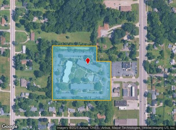 210 W 75Th Pl, Merrillville, IN Parcel Map