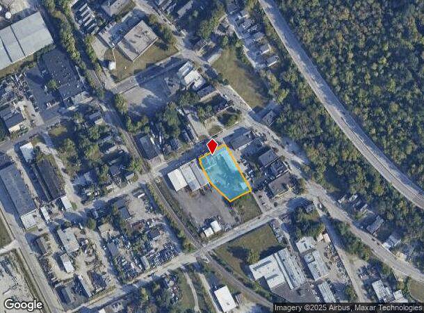  252 Mccullough St, Cincinnati, OH Parcel Map