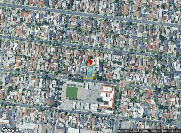  4127 E 57Th St, Maywood, CA Parcel Map