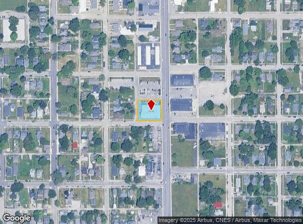  1321 S Madison St, Muncie, IN Parcel Map