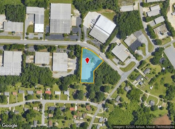  542 Townsend Ave, High Point, NC Parcel Map