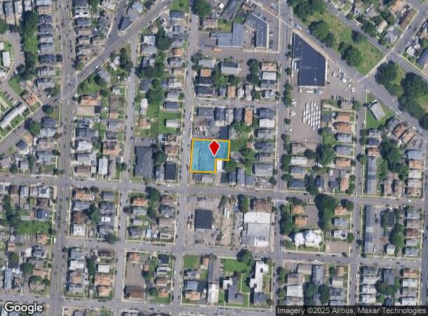 1318 Kossuth St, Bridgeport, CT Parcel Map