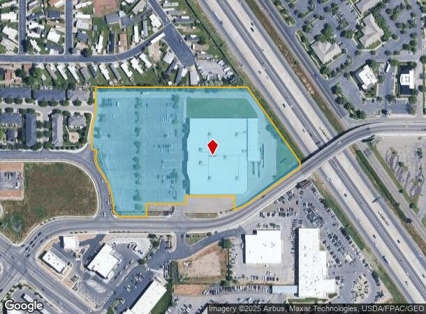 1298 N Main St, Layton, UT Parcel Map