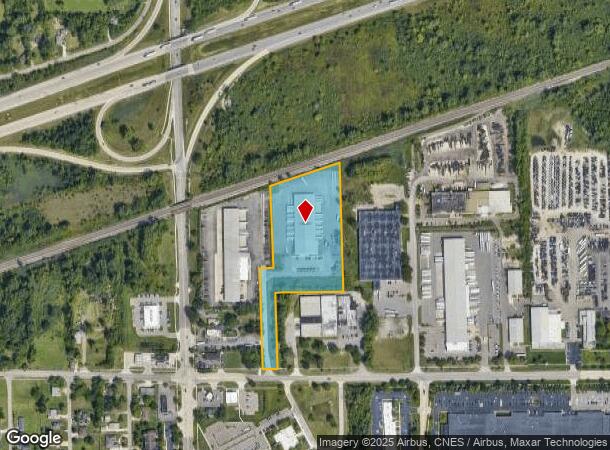 10801 Adams Rd, Romulus, MI Parcel Map