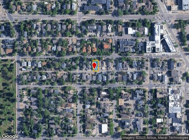  1020 Pleasant St, Boulder, CO Parcel Map