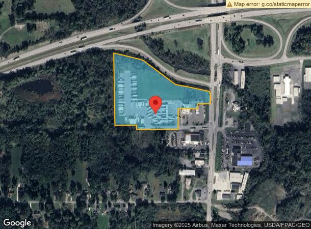  2586-2590 N Main St, Hubbard, OH Parcel Map