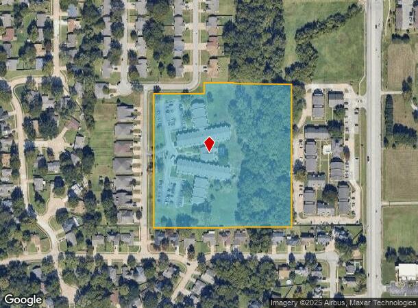 5001 S Hickory Ave, Broken Arrow, OK Parcel Map