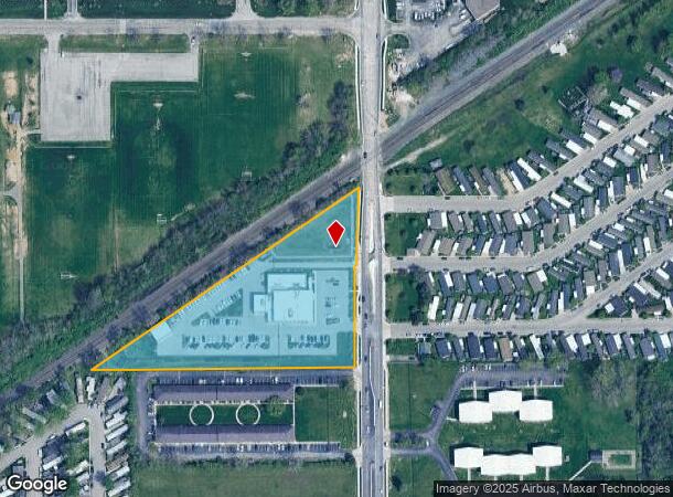 5150 N Post Rd, Indianapolis, IN Parcel Map