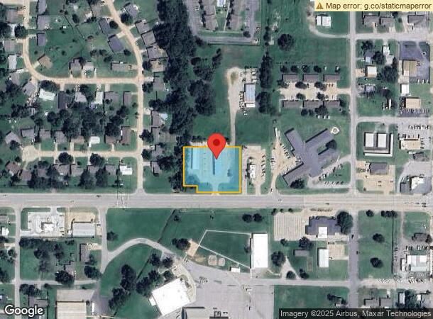  305 W Walnut St, Tecumseh, OK Parcel Map