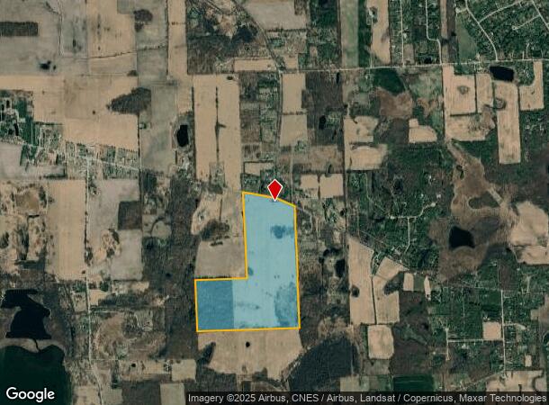 10999 Island Lake Rd, Dexter, MI Parcel Map