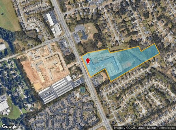  1466 Grayson Hwy, Lawrenceville, GA Parcel Map