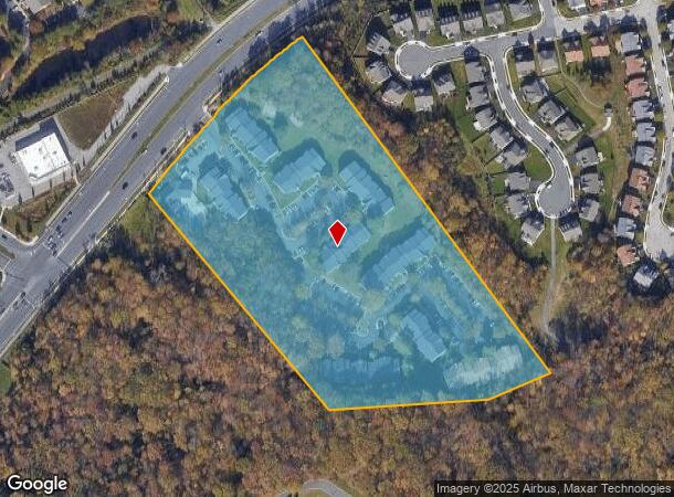  7525 Woodside Ln, Lorton, VA Parcel Map