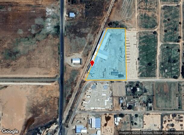 1301 W Webb St, Brownfield, TX Parcel Map