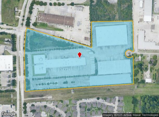  15350 Vickery Dr, Houston, TX Parcel Map