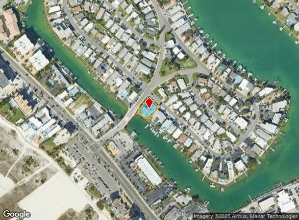 11180 1St St E, Treasure Island, FL Parcel Map