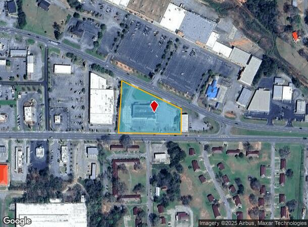 1442 E Lamar St, Americus, GA Parcel Map