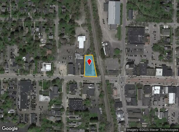  594 Main St, East Aurora, NY Parcel Map