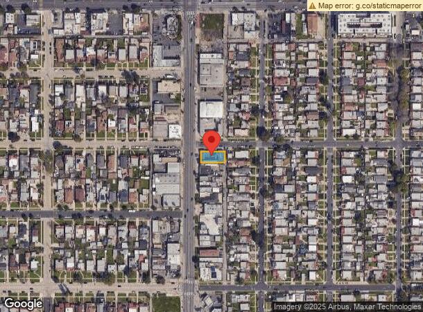  7400 S Western Ave, Los Angeles, CA Parcel Map