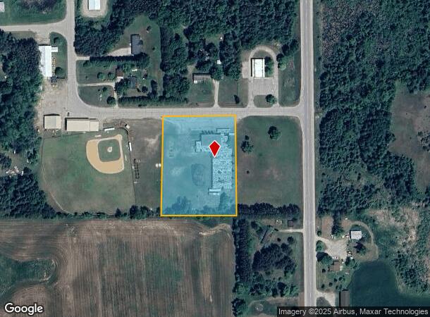 School Rd, Daggett, MI Parcel Map