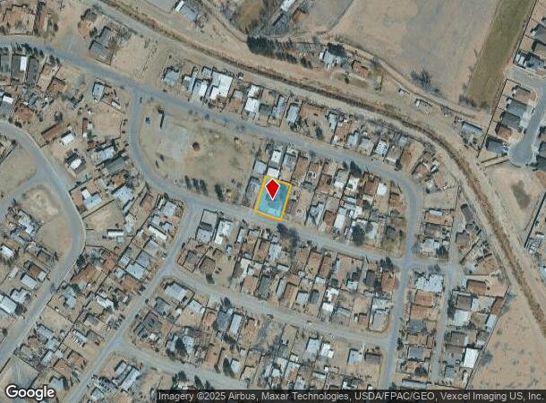10235 Calcutta Dr, Socorro, TX Parcel Map