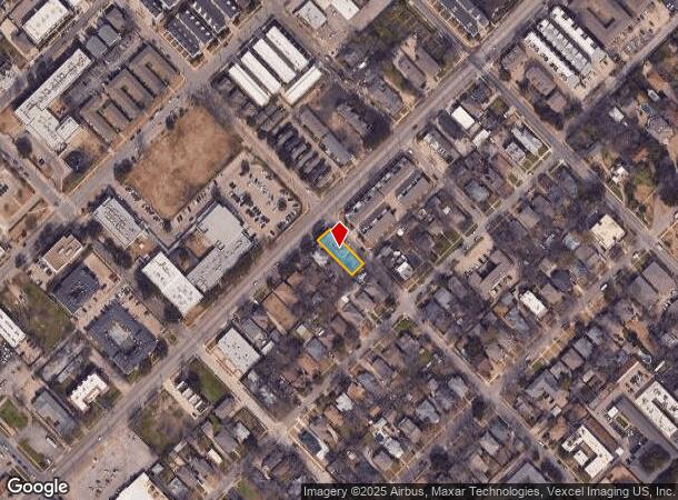  4638 Live Oak St, Dallas, TX Parcel Map