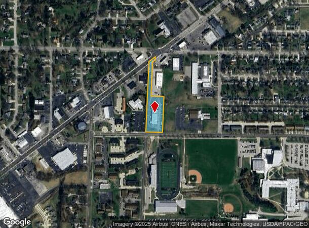  1215 Claremont Ave, Ashland, OH Parcel Map