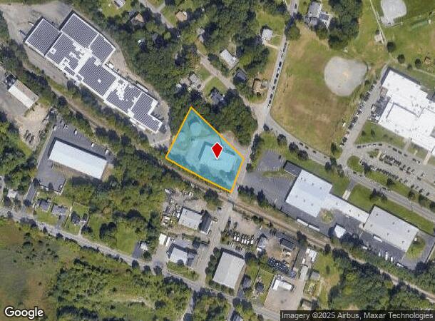  125 Simpson St, Stoughton, MA Parcel Map
