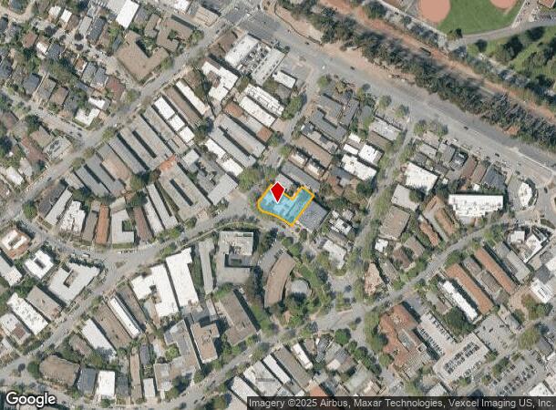 524 Primrose Rd, Burlingame, CA Parcel Map
