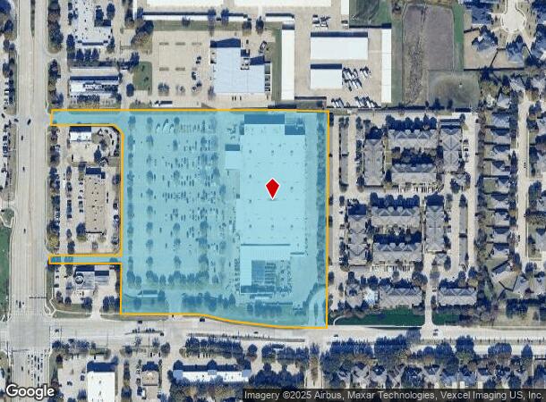  252 N Custer Rd, Mckinney, TX Parcel Map