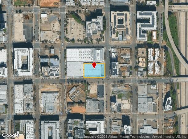  1480 F St, San Diego, CA Parcel Map