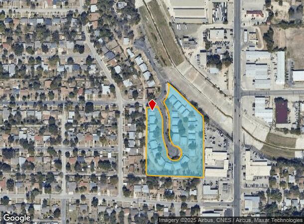  6822 Basilwood Dr, San Antonio, TX Parcel Map