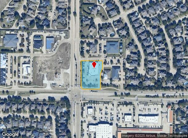  1210 N Alma Dr, Allen, TX Parcel Map